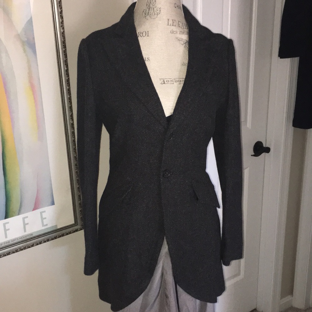 POLO RALPH LAUREN STRUCTURED WOOL N ALPACA RIDING TYPE BLAZER SIZE 8 nwot ME